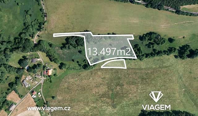 Prodej pole 13 497 m², Jablonné v Podještědí, okres Liberec