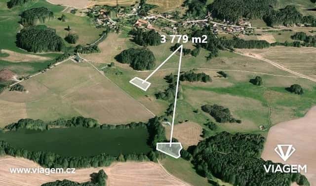 Prodej pole 1 259 m², Chanovice, okres Klatovy