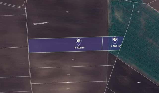 Prodej pole 10 282 m², Černíky, okres Kolín
