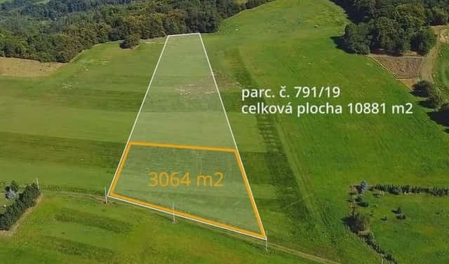 Prodej stavebního pozemku 10 881 m², Újezd u Boskovic, okres Blansko