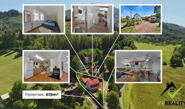 Prodej domu 92 m² s pozemkem 619 m², Bordovice, okres Nový Jičín