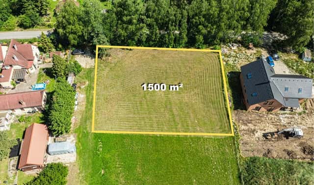 Prodej stavebního pozemku 1 500 m², Benátky, Suchdol nad Lužnicí, okres Jindřichův Hradec