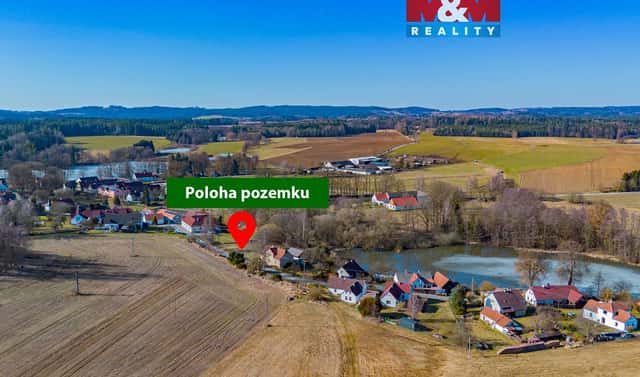 Prodej stavebního pozemku 1 456 m², Jarošov nad Nežárkou – Lovětín, okres Jindřichův Hradec