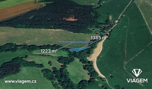 Prodej pole 434 m², Újezd, okres Zlín