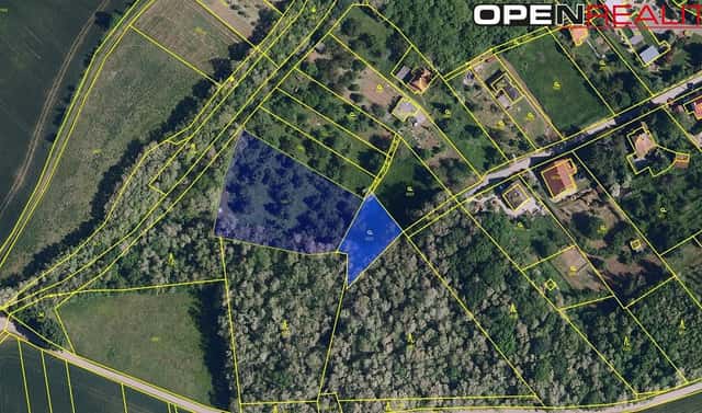 Prodej stavebního pozemku 3 963 m², Hájek, Klobouky u Brna, okres Břeclav
