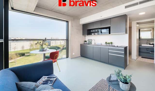 Pronájem bytu 1+kk 24 m², Dornych, Brno – Trnitá, okres Brno-město
