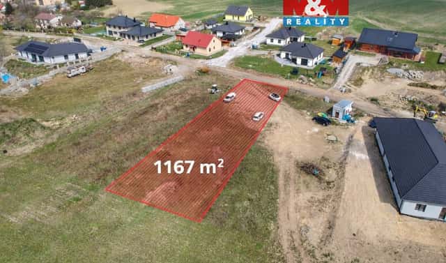 Prodej stavebního pozemku 1 167 m², Chotýčany, okres České Budějovice