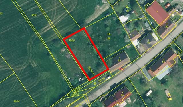 Prodej stavebního pozemku 620 m², Ptenín, okres Plzeň-jih
