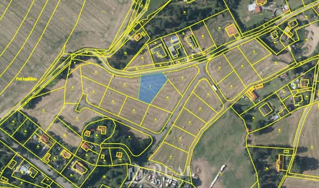 Prodej stavebního pozemku 1 268 m², Pyšely – Borová Lhota, okres Benešov