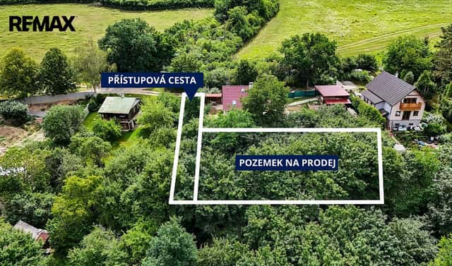 Prodej zahrady 740 m², Zadní Třebaň, okres Beroun