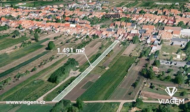 Prodej zahrady 745 m², Kostice, okres Břeclav