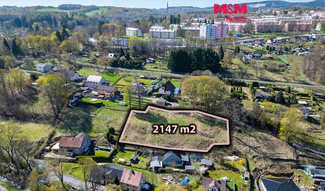 Prodej stavebního pozemku 2 147 m², Horní Slavkov, okres Sokolov