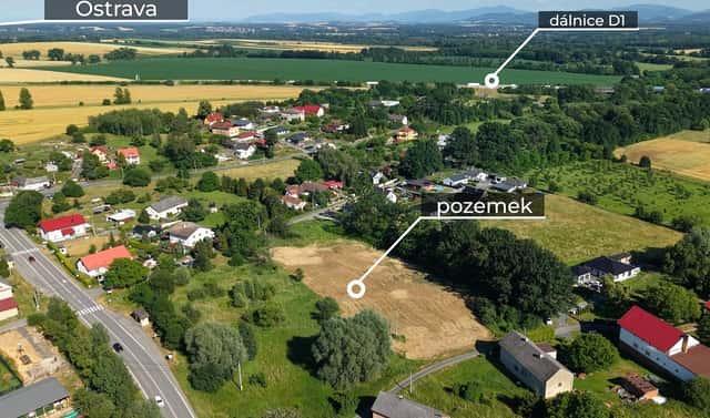 Prodej stavebního pozemku 8 902 m², Bravantice, okres Nový Jičín