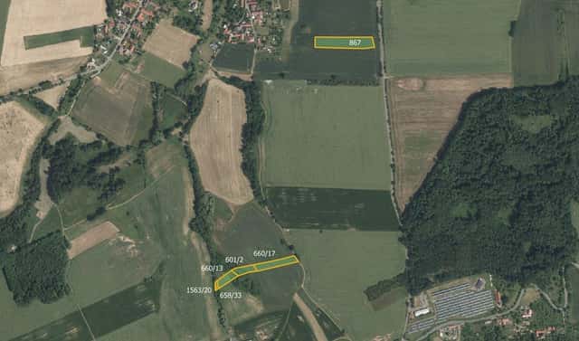 Prodej pole 7 818 m², Vitice – Dobré Pole, okres Kolín