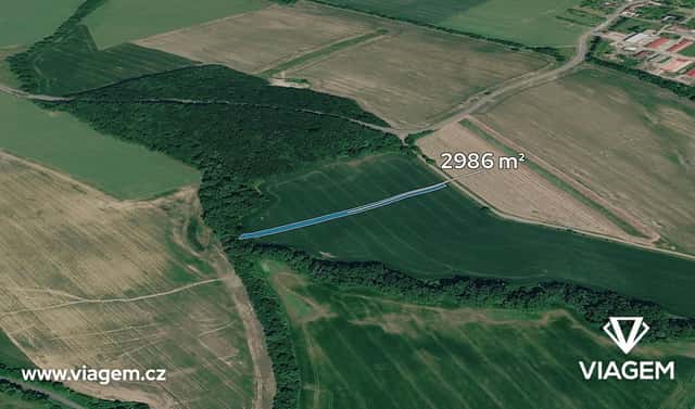 Prodej pole 2 986 m², Loukov, okres Kroměříž