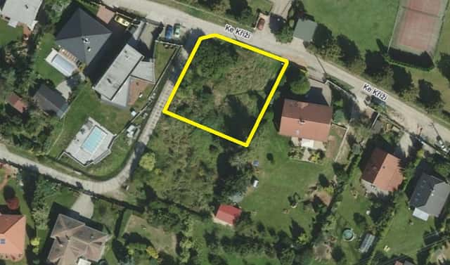 Prodej stavebního pozemku 887 m², Ke Kříži, Statenice, okres Praha-západ