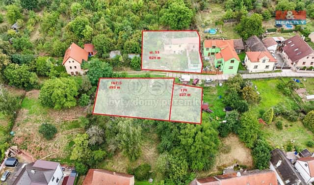 Prodej stavebního pozemku 493 m², Na Stráni, Krušovice, okres Rakovník