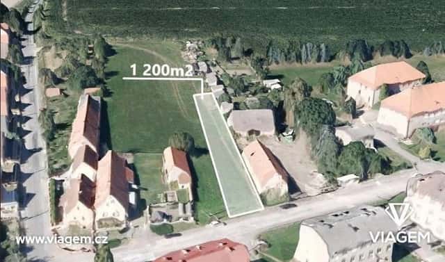 Prodej stavebního pozemku 1 200 m², Mlečice, okres Rokycany