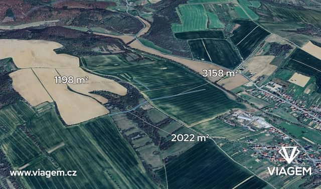 Prodej pole 1 063 m², Traplice, okres Uherské Hradiště