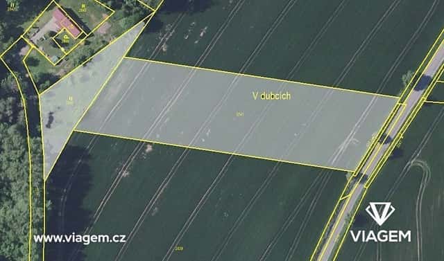 Prodej pole 750 m², Pravonín, okres Benešov