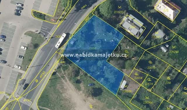 Prodej pozemku 1 500 m², Jirkov, okres Chomutov