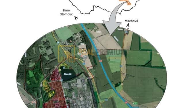 Prodej komerčního pozemku 96 599 m², Otrokovice, okres Zlín