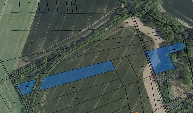 Prodej pole 7 549 m², Horní Kruty, okres Kolín