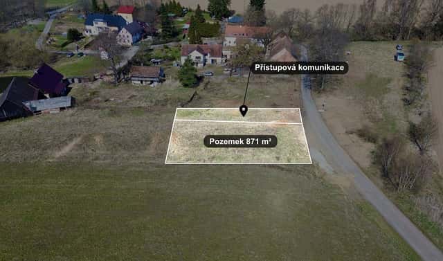 Prodej stavebního pozemku 871 m², Planá – Zliv, okres Tachov