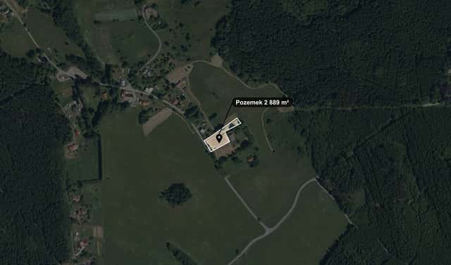 Prodej stavebního pozemku 2 889 m², Chodský Újezd – Žďár, okres Tachov