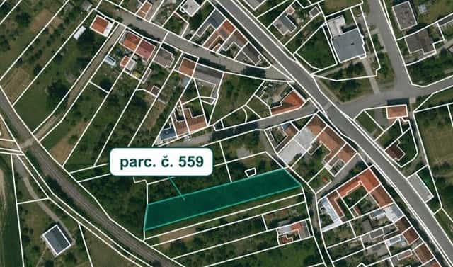 Prodej zahrady 1 484 m², Uhřičice, okres Přerov