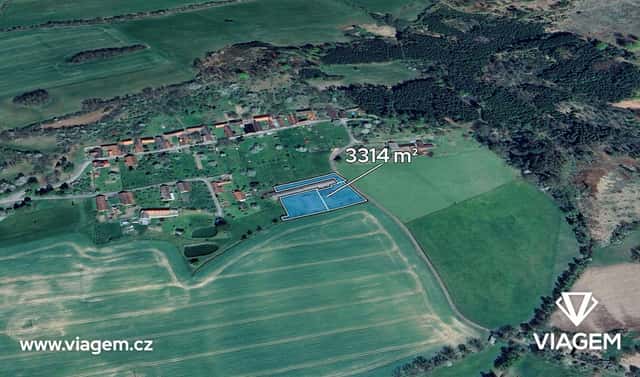 Prodej pole 552 m², Jistebnice, okres Tábor