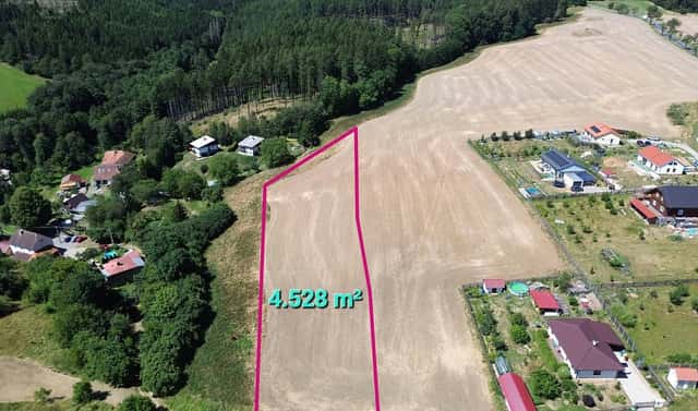 Prodej stavebního pozemku 4 528 m², Štěchov, okres Blansko