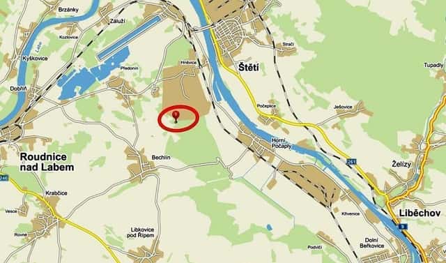 Pronájem pole 5 928 m², Bechlín, okres Litoměřice