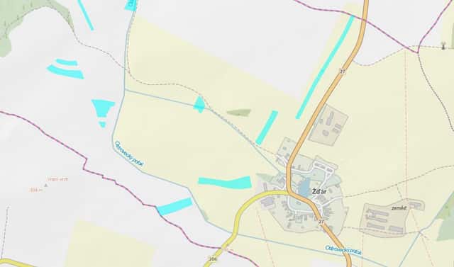 Prodej pole 44 456 m², Žďár, okres Rakovník