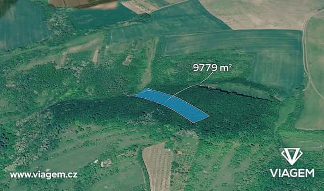 Prodej lesa 1 086 m², Klobouky u Brna, okres Břeclav