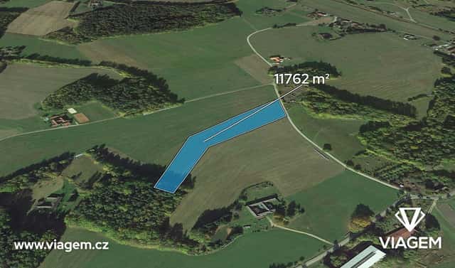 Prodej pole 653 m², Dvory nad Lužnicí, okres Jindřichův Hradec