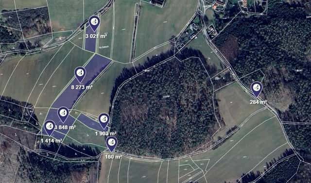Prodej pole 18 903 m², Radošovice, okres Benešov