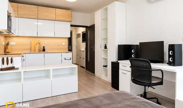 Prodej bytu 1+kk 26 m², Hluboček, Brno – Kníničky, okres Brno-město