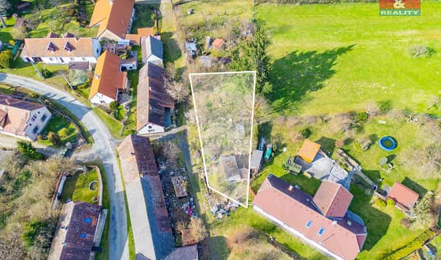 Prodej stavebního pozemku 559 m², Chanovice – Černice, okres Klatovy