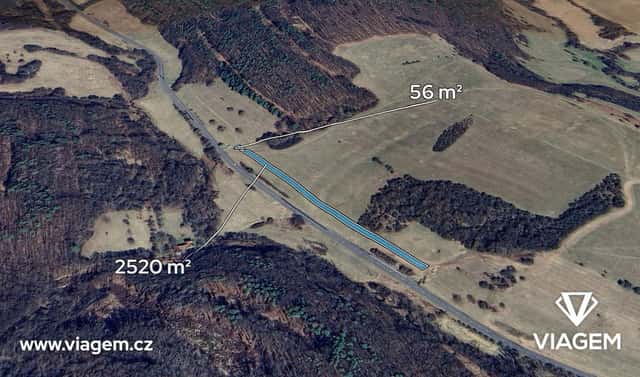 Prodej pole 2 576 m², Hřivínův Újezd, okres Zlín