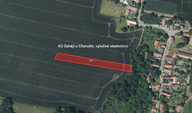 Prodej pole 17 218 m², Chorušice, okres Mělník