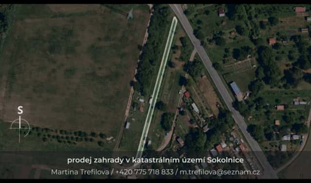 Prodej zahrady 564 m², Sokolnice, okres Brno-venkov