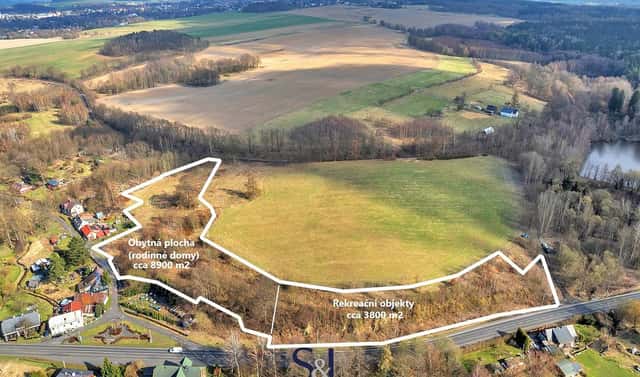Prodej stavebního pozemku 12 687 m², Jiříkov, okres Děčín