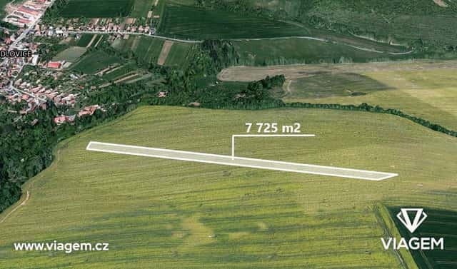 Prodej pole 1 931 m², Medlovice, okres Uherské Hradiště