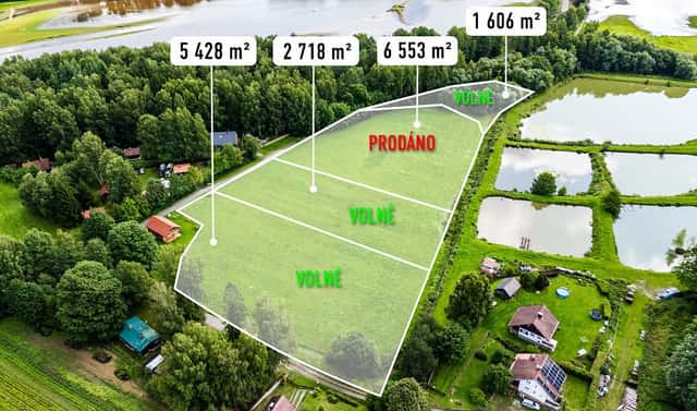 Prodej pozemku 9 752 m², Nová Pec, okres Prachatice