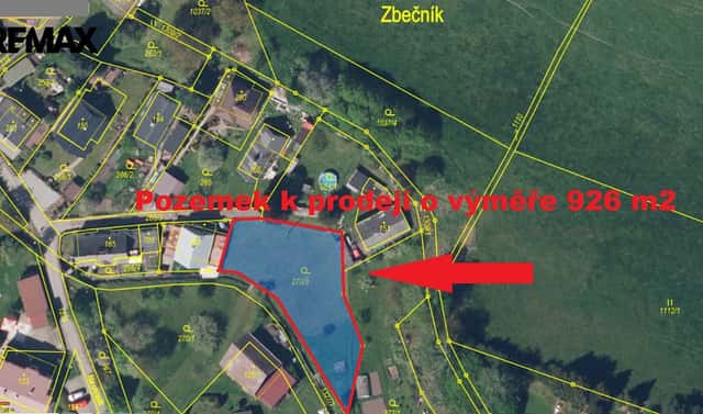 Prodej zahrady 962 m², Hronov, okres Náchod