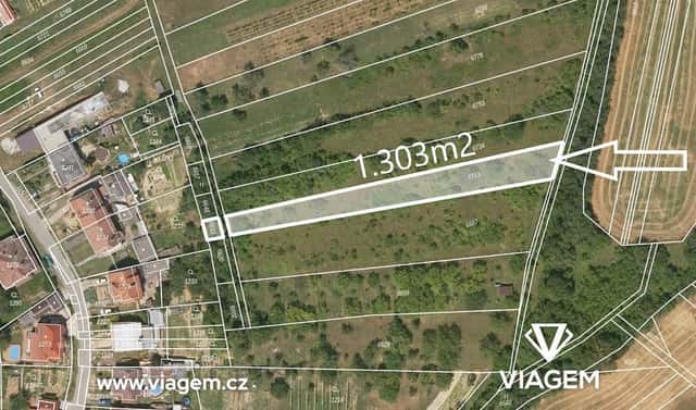 Prodej zahrady 434 m², Lovčice, okres Hodonín