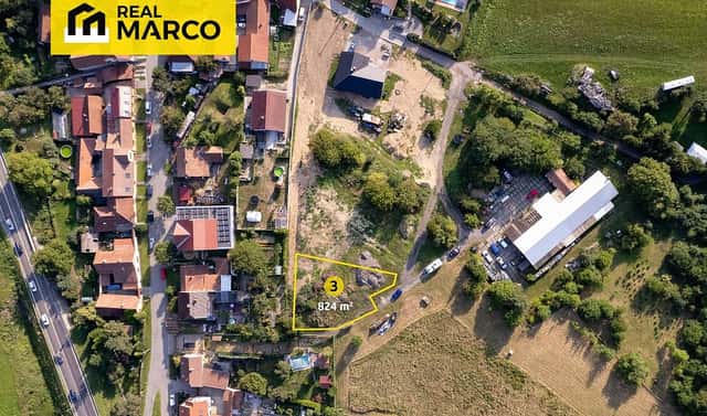 Prodej stavebního pozemku 824 m², Závist, okres Blansko