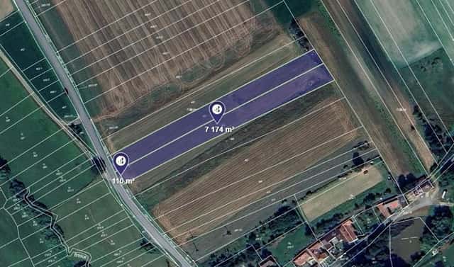 Prodej pole 7 284 m², Předín, okres Třebíč