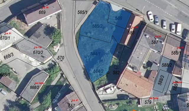 Prodej stavebního pozemku 192 m², Chabařovice, okres Ústí nad Labem